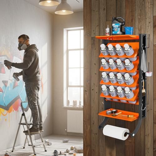 Sidasu Spray Paint Can Holder, 16-Can Heavy Duty Spray Can Organizer - Image 2