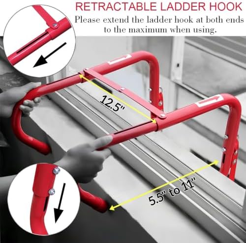 Hausse Retractable 3 Story Fire Escape Ladder, 25 Feet - Image 2