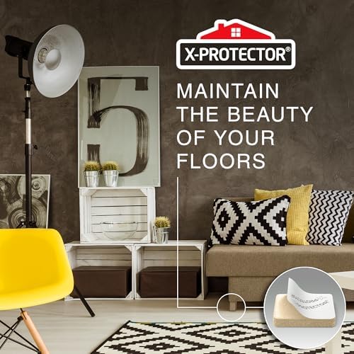 X-PROTECTOR Felt Furniture Pads - 48 PCS 1" - Felt Pads Floor Protectors - Image 6