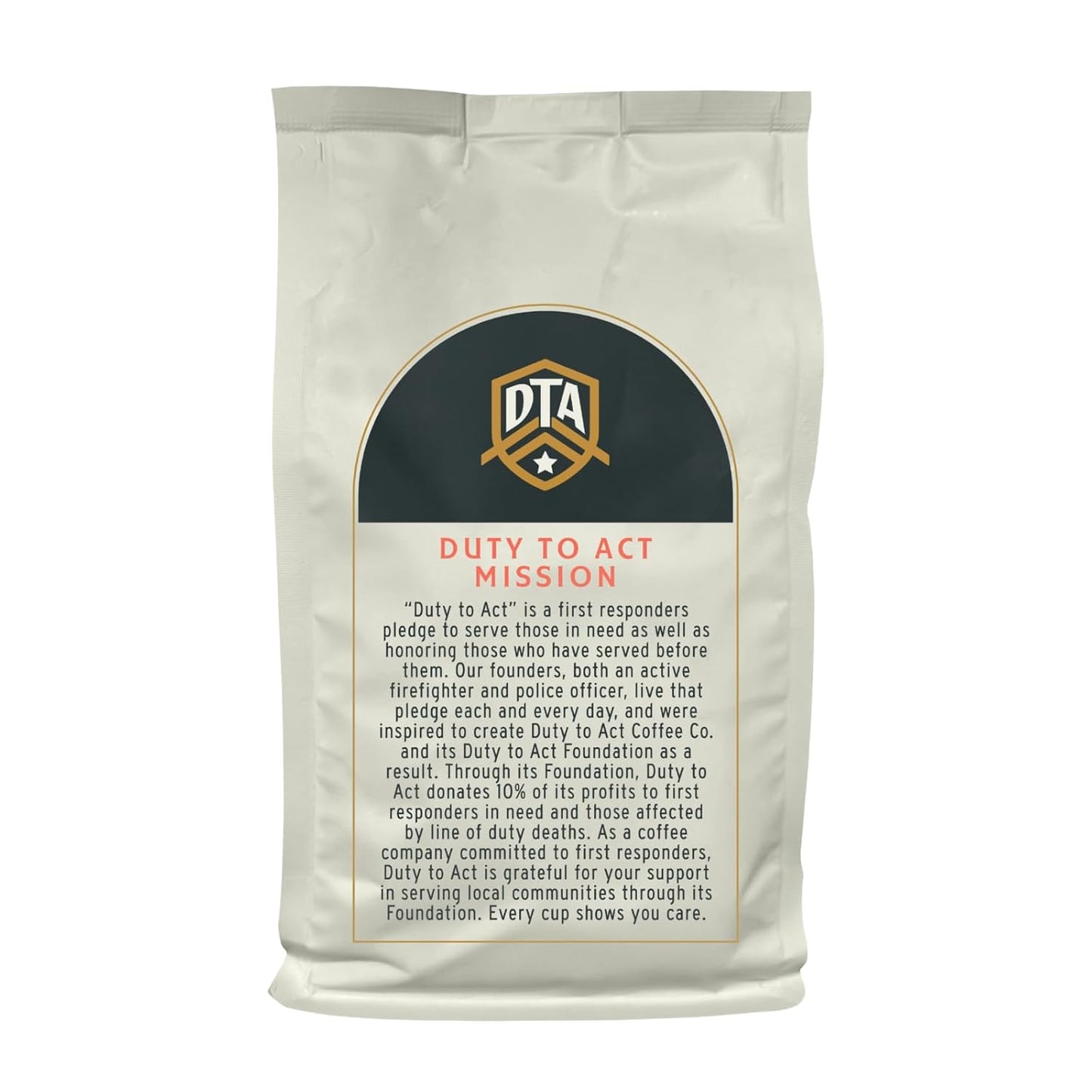 Duty to Act Medium Roast Whole Bean Coffee, 2 lbs (Pack of 5)