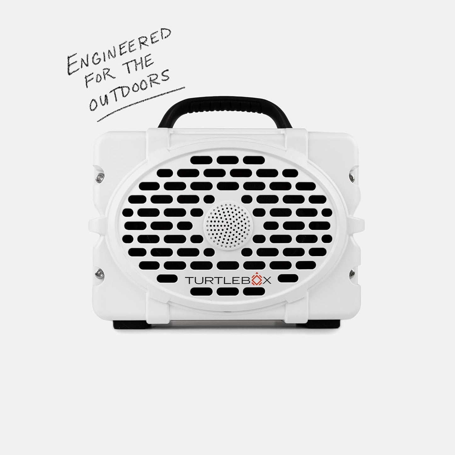 Turtlebox Original Gen 3: Portable Outdoor Bluetooth Speaker – Ultra-Loud (120dB), Waterproof (IP67), Rugged, Impact-Resistant, 3-Day Battery | Party Mode: Unlimited Pairing Stereo, White/Camo