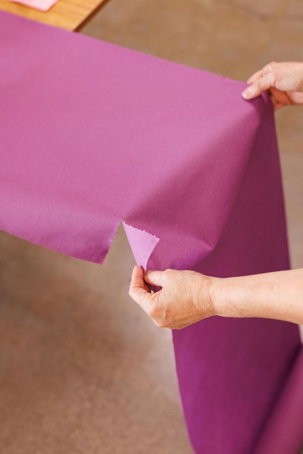 American Homestead Paper Table Runner Roll - 78 ft. Disposable Linen-Like Table Cover Roll - 20 Perforated Table Runners (16" x 48") for Parties, Weddings, and Events - White