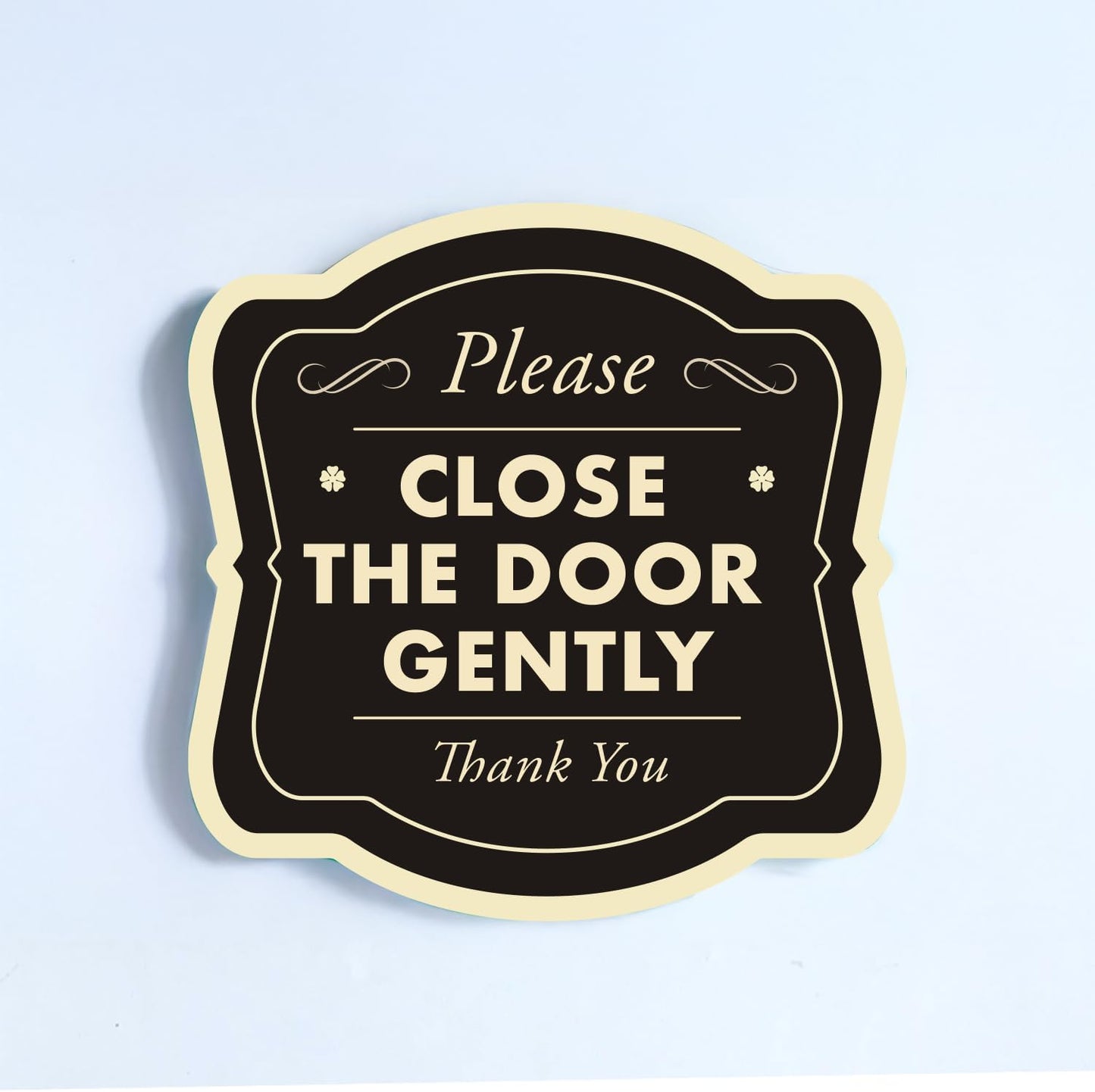 Custom Decorative Metal Signs, Personalized Aluminum Waterproof Signs, Driveway Sign Design 3 Black Charcoal 18x18 In