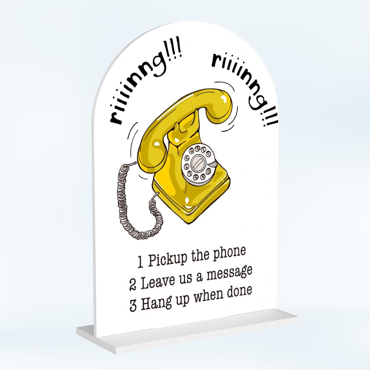 Wedding Audio Guest Book Sign Acrylic Arch Wedding Bridal Shower Baby Shower Welcome Table Signs for Ceremony and Reception Decor 7 x 5 Inches