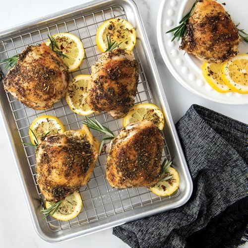 Nordic Ware Naturals® Quarter Sheet with Oven-Safe Nonstick Grid - Image 6