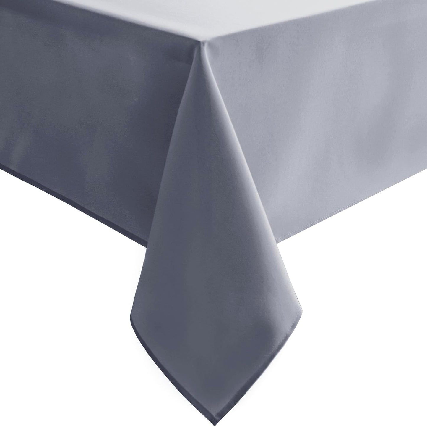 Hiasan Light Gray Rectangle Tablecloth - Waterproof Spillproof and Wrinkle Resistant Washable Polyester Table Cloth for Dining Party, 54 x 108 inch
