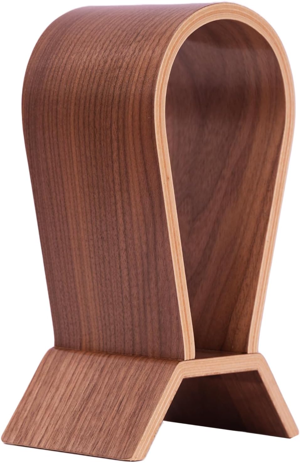 Wood Headphone Stand for Desk - Headset Holder Cute Gaming Wooden Headphones Hanger Hook Rack Base Storage Head Phone Accessories