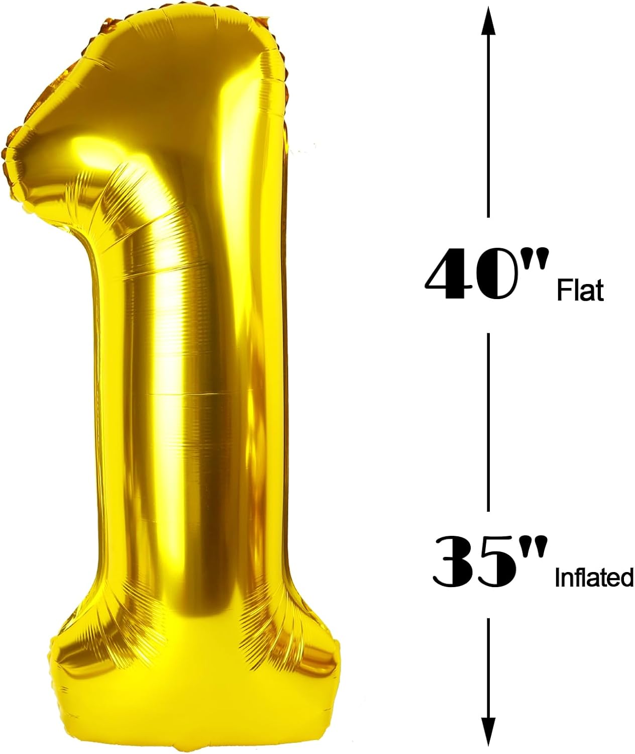 Gold Mylar Number 15 Balloon 40 inch, Number 15 Birthday Balloon for Boy Girl, Gold Foil 15 Balloon for 15 Birthday Party, Anniversary Celebration Number Balloons Decorations