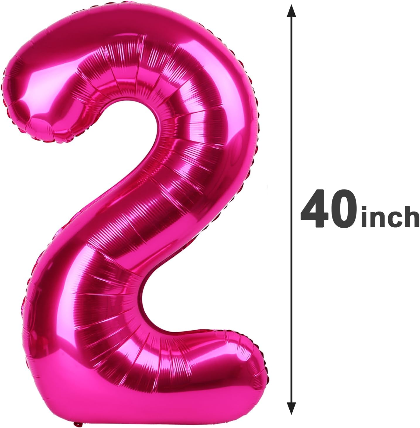 40 Inch Big Hot Pink Number 26 Balloon Birthday Decoration, Number 26 Helium Balloon 26 Celebration, Boy Girl Baby Anniversary Party Graduations Supplies Decorations