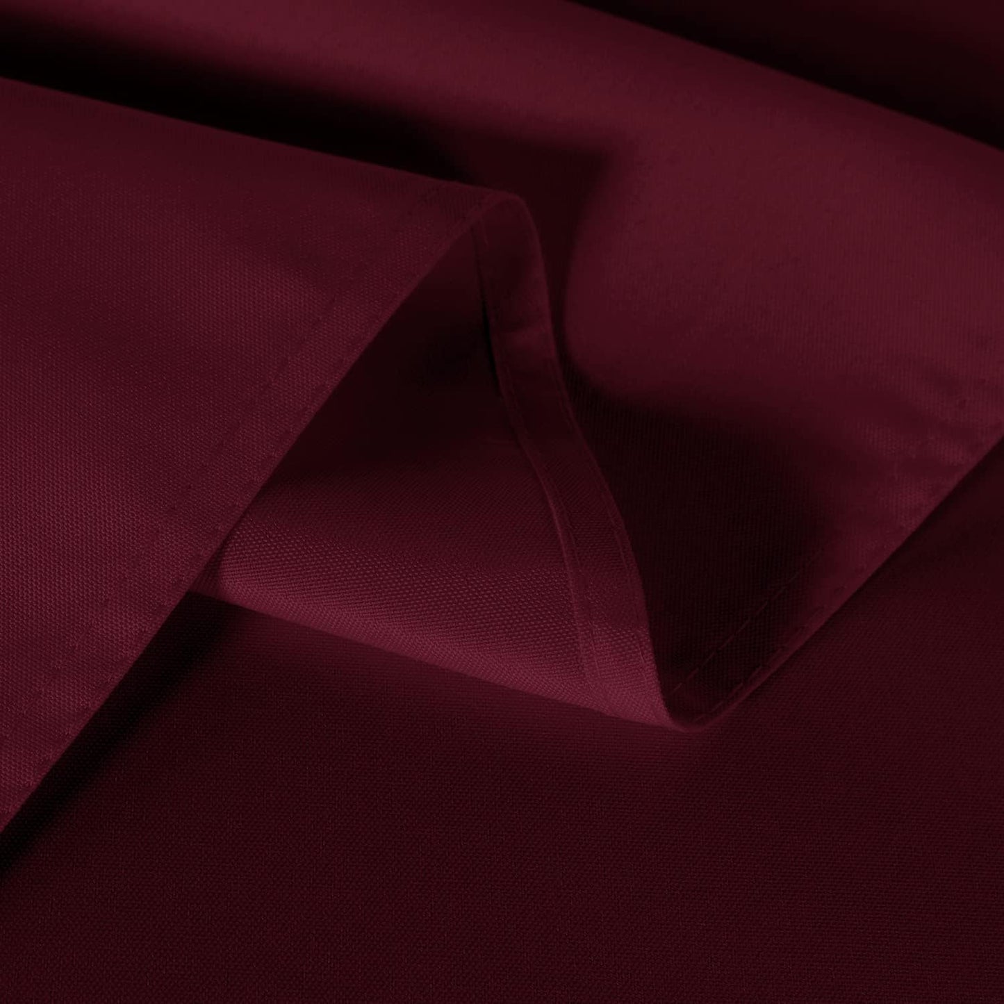 sancua 2 Pack Burgundy Tablecloth 60 x 84 Inch, Rectangle 4 Feet Table Cloth - Stain and Wrinkle Resistant Washable Polyester Table Cover for Dining Tables, Buffet Parties and Camping