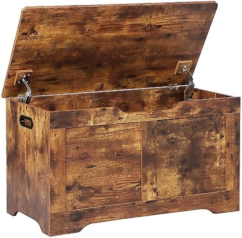 Timberer 31.5" Storage Chest, Wooden Storage Bench, Lift Top Toy Chest by Timberer