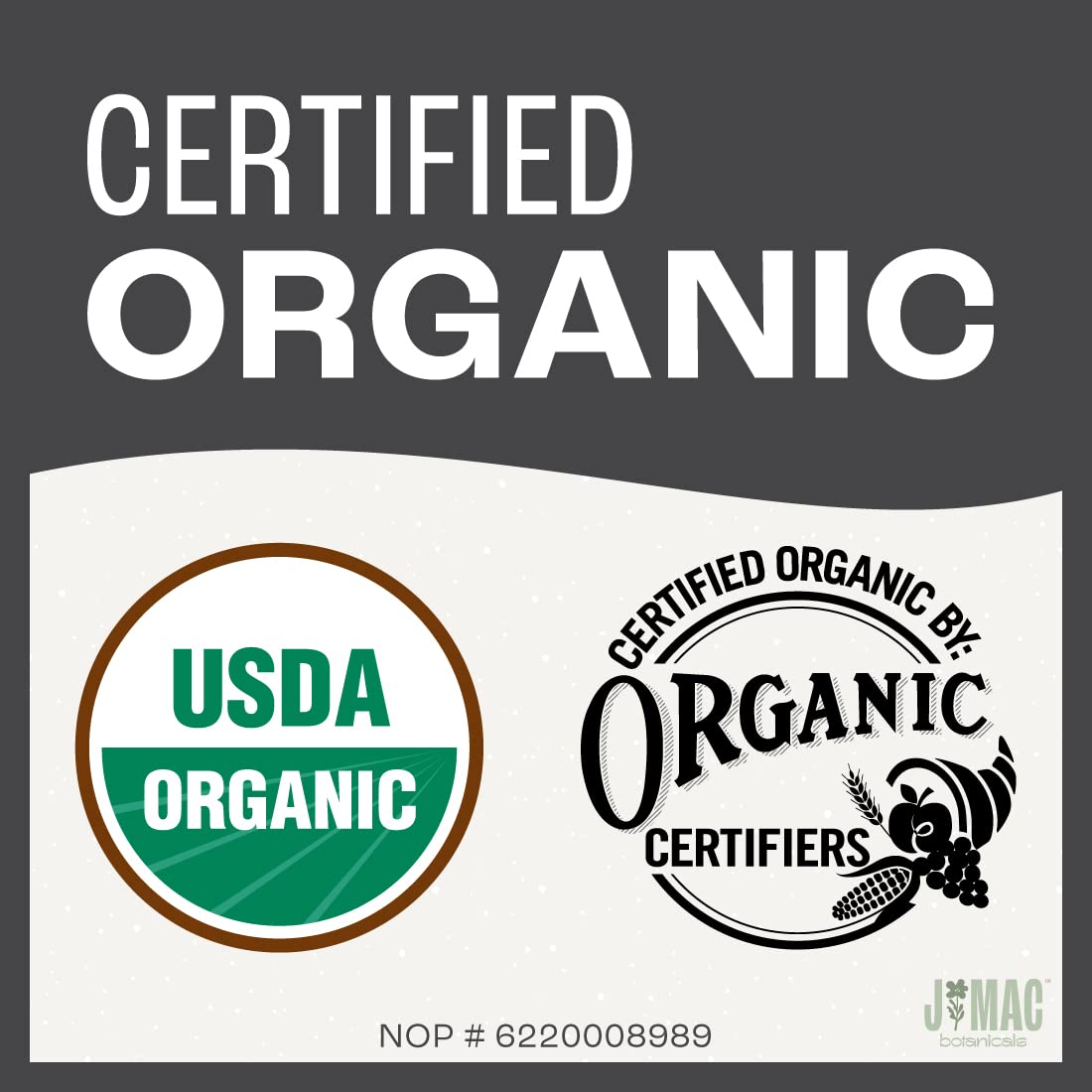 J Mac Botanicals, Organic Chamomile Flowers, Whole Dried Chamomile flower, Loose Leaf tea
