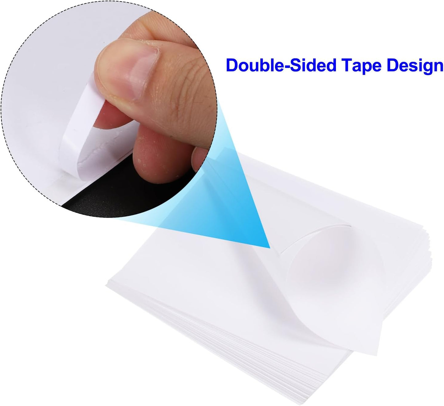50 Pack Party Confetti Cone Holder - Bouquet Cones Petal Cones Holder with Double-sided Adhesive Tape, Apply to Birthday Party (White)