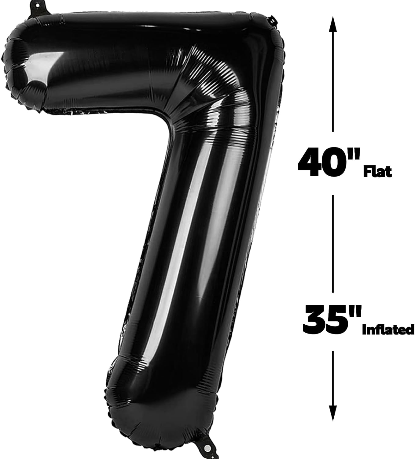 Black Number 27 Birthday Balloon 40 Inch, 27 72 Party Celebration Decorations Supplies, Mylar Foil Numbers Balloons for 27 72 Wedding Anniversary