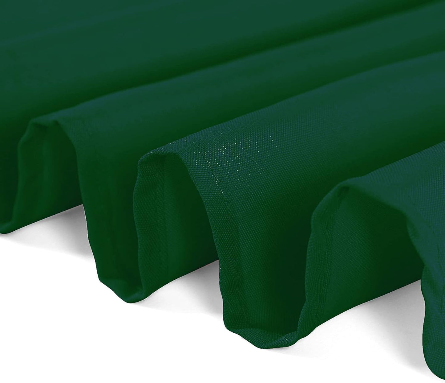 Rectangle Tablecloth 90x132 inch Washable Polyester Fabric Table Cloth for Wedding Party Dining Banquet Decoration（90x132, Hunter）