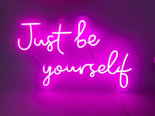 LED Neon Sign Night Light for Wall Party Décor Bedroom Room Bar Wedding Home Birthday Art Decoration Christmas with USB Chain Light modulator 5v (lets party blue)