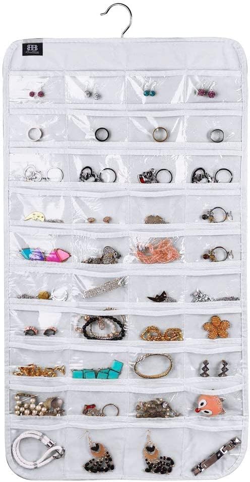 BB Brotrade Hanging Jewelry Organizer,Accessories Organizer,80 Pocket Organizer for Holding Jewelries by BBBrotrade
