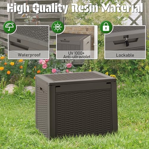 Outdoor Storage Box Waterproof, 35 Gallon Deck Box for Patio Storage - Image 3