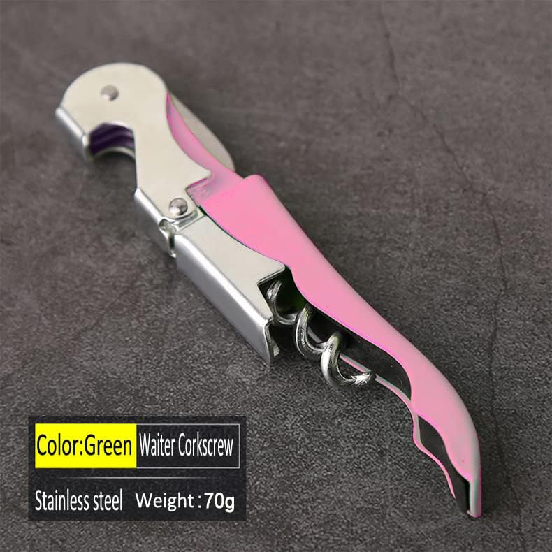 Professional Waiter Corkscrew Wine Openers Set, Heavy Duty Stainless Steel Hinges Wine Key for Restaurant Waiters, Sommelier, Bartenders