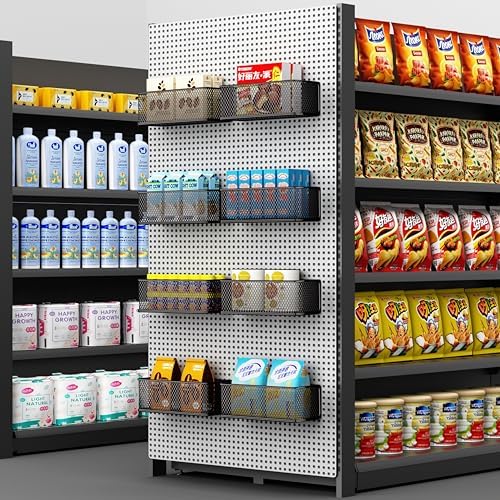 Magnetic Shelf Fridge Basket Bin for Whiteboard Washer Dryer Locker Cabinet - Image 5