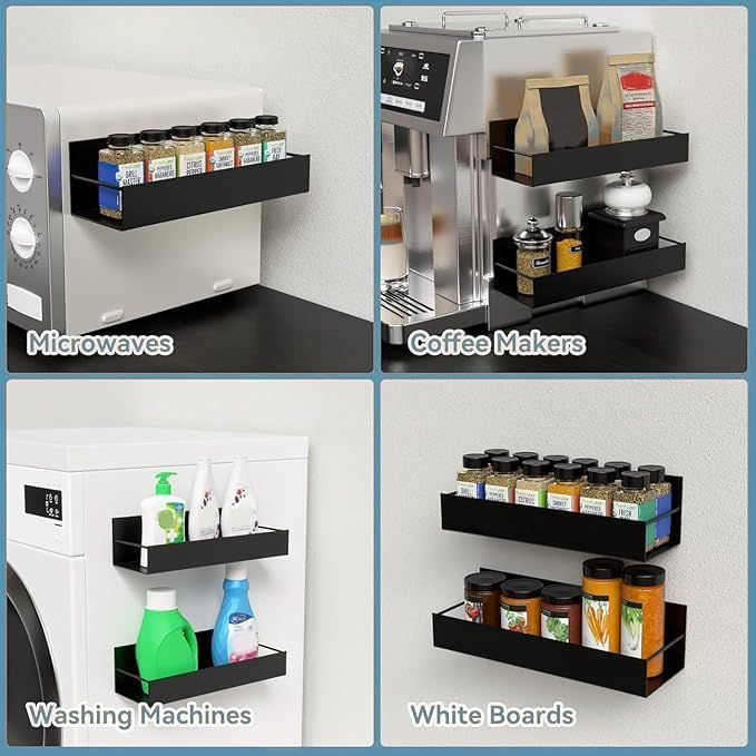2 Pcs Magnetic Aerosol Spray Can Holder,Wall Mounted Toolbox Bottle Rack - Image 5
