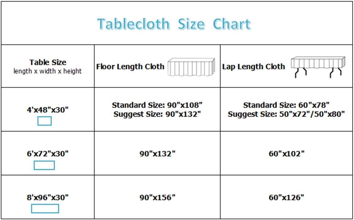 SquarePie Sequin Tablecloth 90 x 132 Inch White Sparkly Table Cloth for Wedding Party
