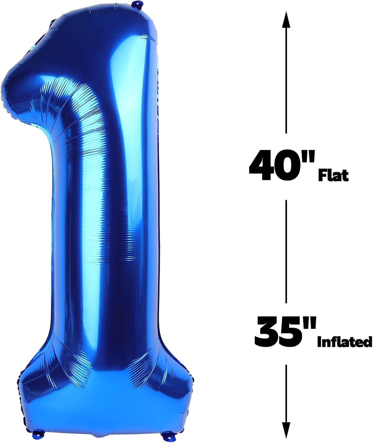 Giant Navy Blue 18 Balloon Number 40 Inch, 18 Number Balloons Birthday Supplies, 18 Year Old Birthday Party Celebration, 18 Balloons Graduations Anniversary Decorations