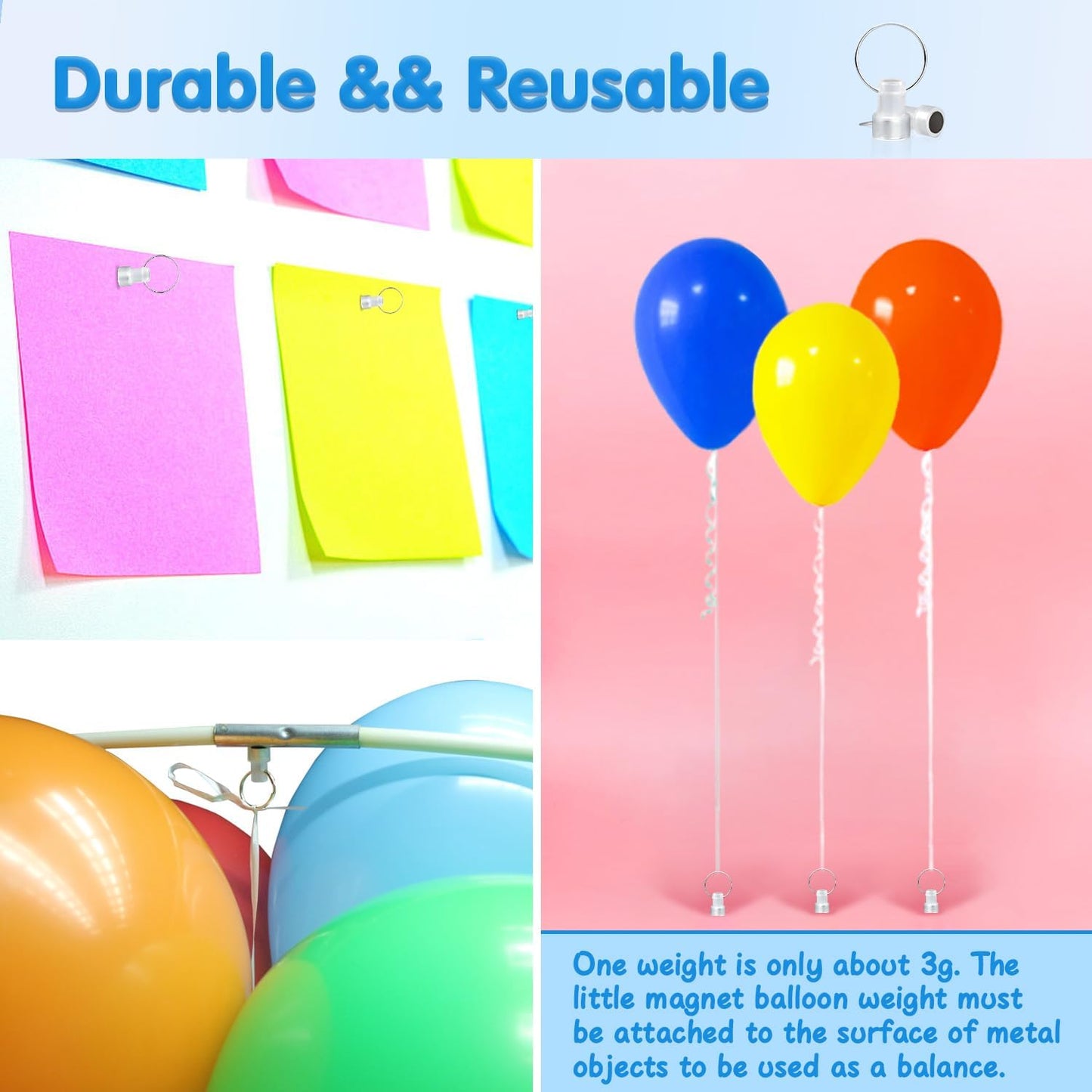 24PCS Balloon Weights Metallic Table Centerpiece Holders For Helium Balloon Accessories Small White Pendant For Birthday Wedding Chrismas Party (Heart)
