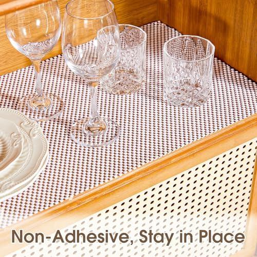Shelf Liner for Kitchen Cabinets and Drawers, White, 18" x 360" - Image 2