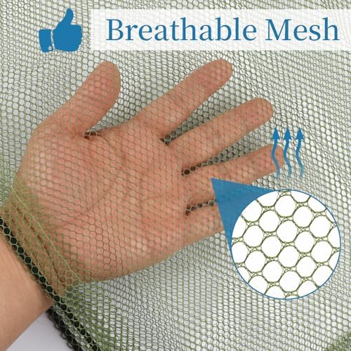6 Pack Mesh Drawstring Bags with Lock, 14x17 for Gym, Beach, Laundry - Image 4