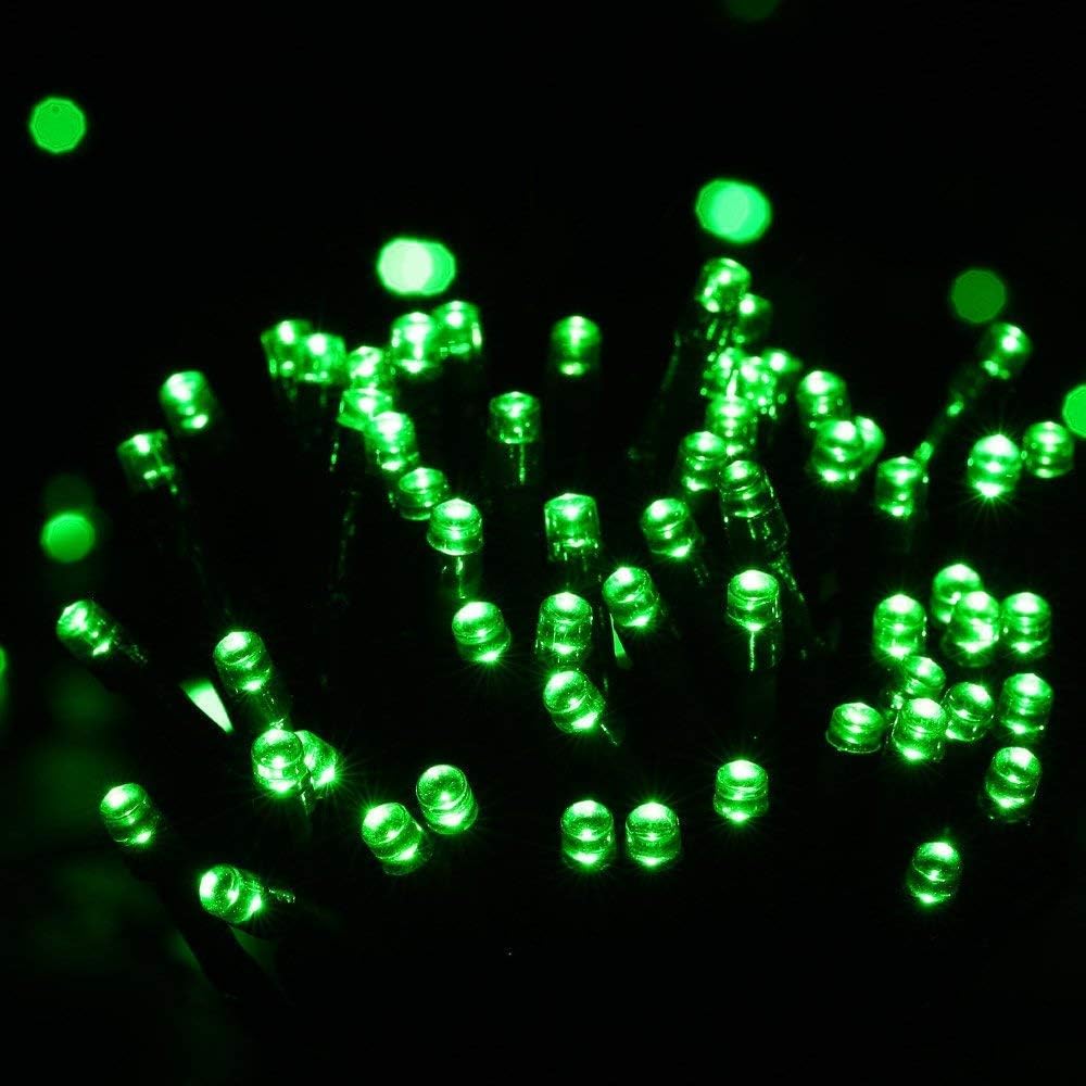 Toodour Solar Christmas Lights, 72ft 200 LED 8 Modes Outdoor Christmas String Lights, Waterproof Solar String Light for Xmas Tree, Fence, Holiday, Party, Balcony, Outdoo Xmas Decorations - Green