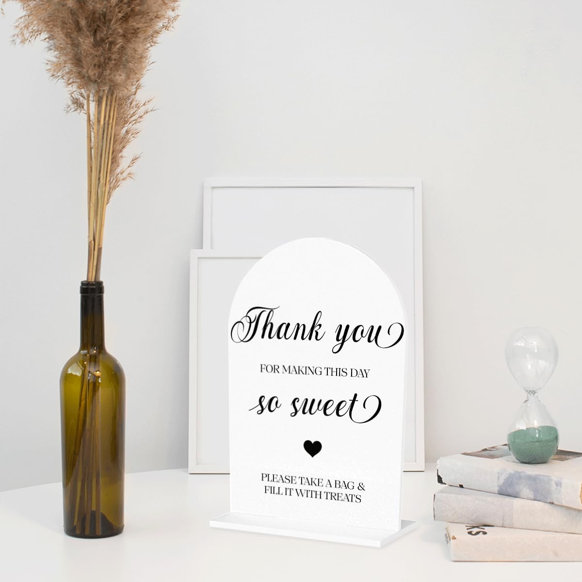 Candy Bar Sign, Dessert Table Sign, Wedding Engagement Bridal Shower Decor fo Ceremony Reception Party, Weddings Table White Acrylic Sign