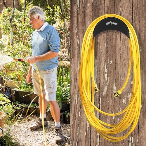 FLORA GUARD 2 Pack Garden Hose Holder, Wall Mount Hose Hanger - Image 6