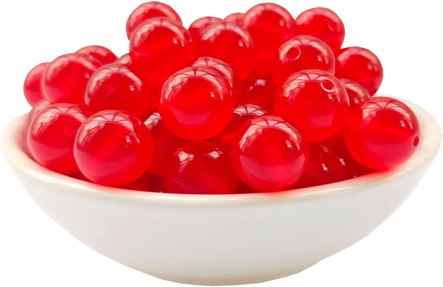 Stone Beads 6mm 140pcs Red Chalcedony Beads Round Loose Gemstones Beads for Bracelet Necklace Jewelry Making (6mm, 60630 Red Chalcedony)