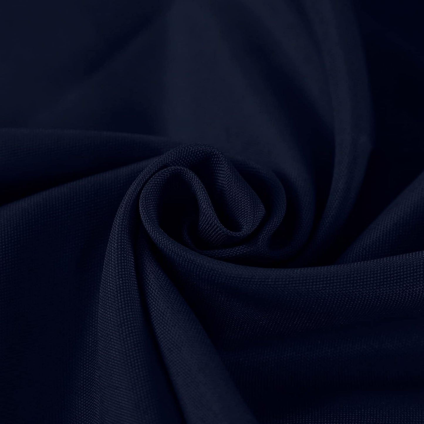 Fokitut 2 Pack Waterproof Round Tablecloth, 132 Inch, Stain Resistant and Wrinkle Polyester Table Cloth, Fabric Table Cover for Kitchen Dining, Wedding, Party, Holiday Dinner-Navy