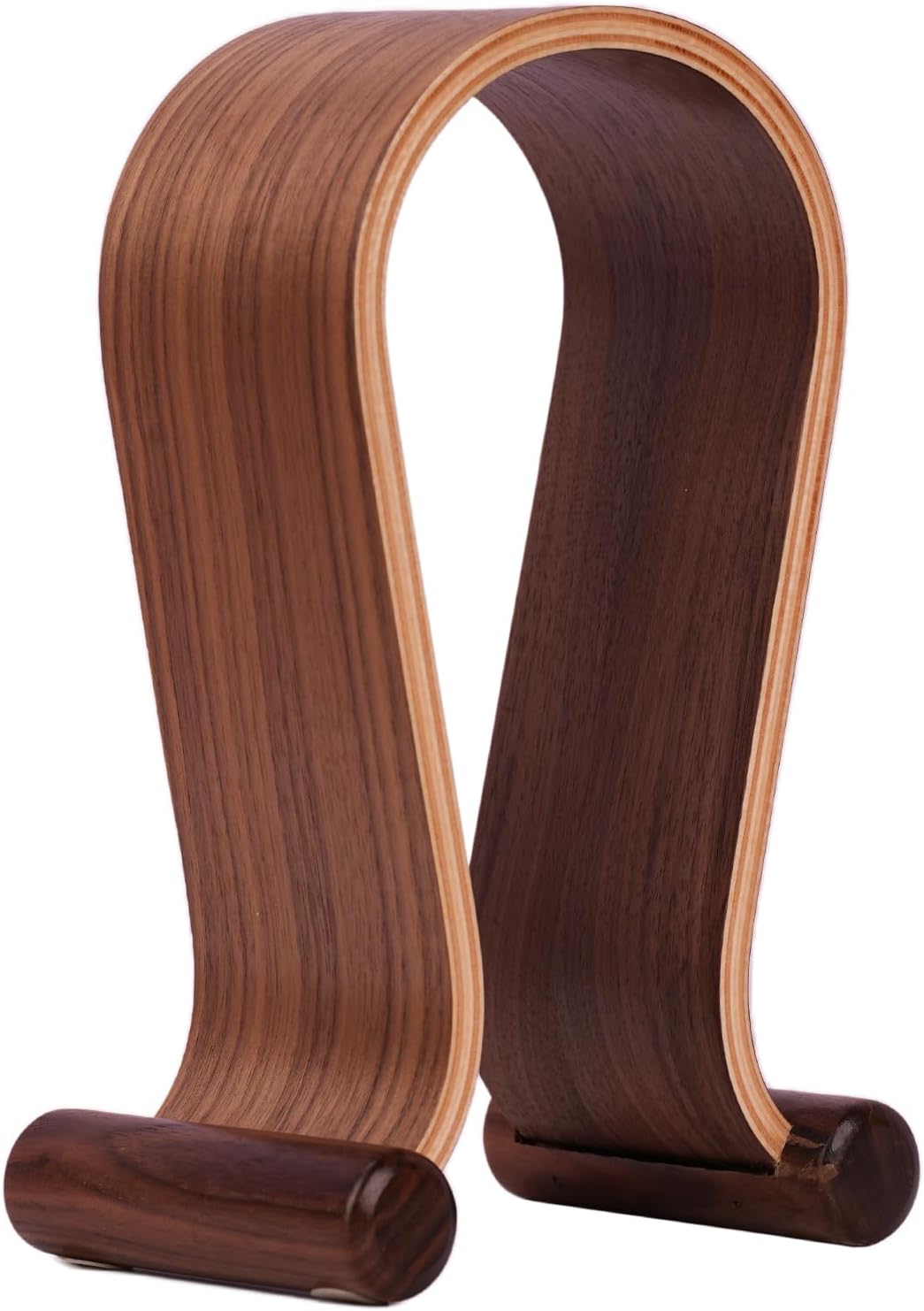 Wood Headphone Stand for Desk - Headset Holder Cute Gaming Wooden Headphones Hanger Hook Rack Base Storage Head Phone Accessories