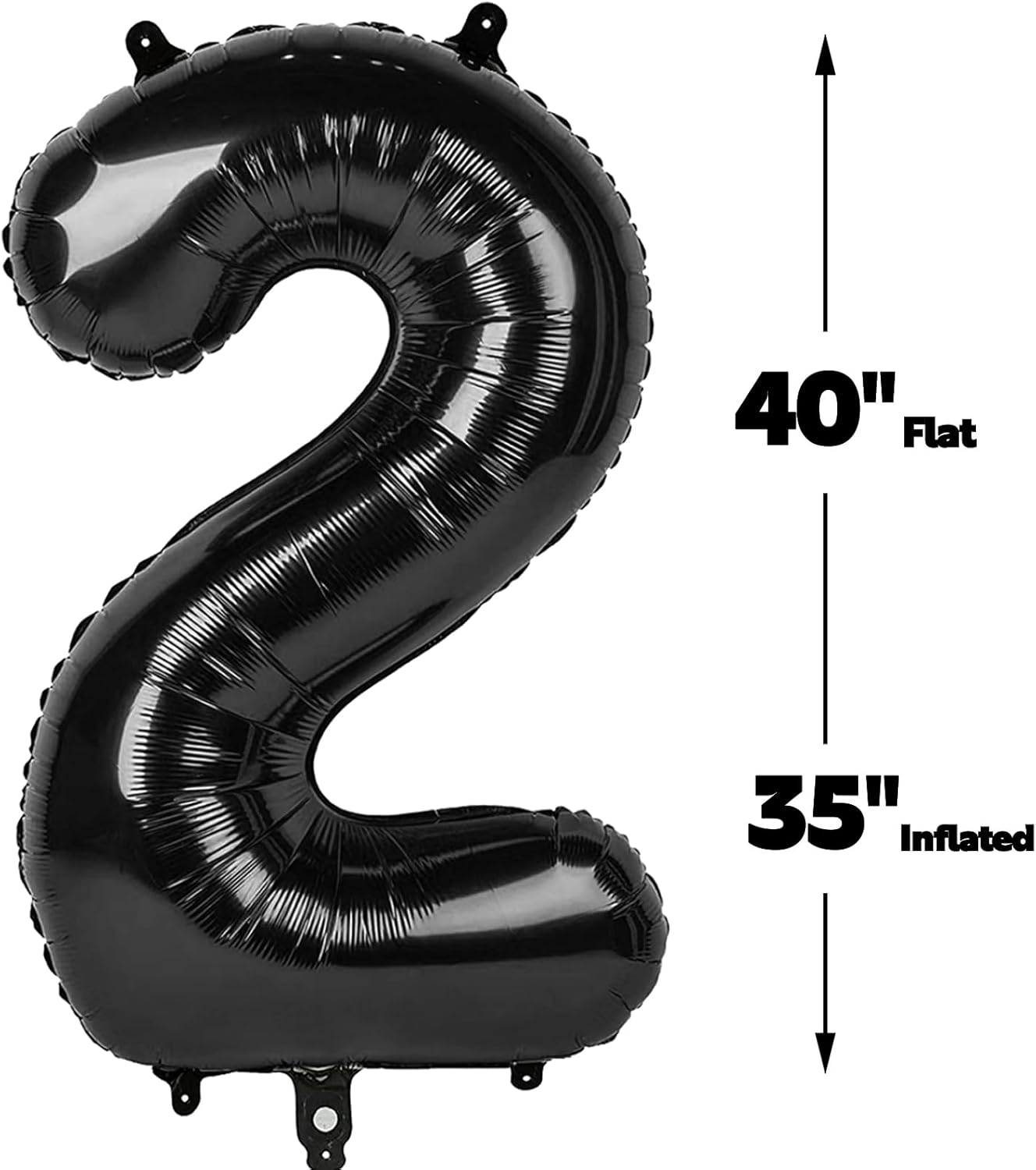 Black Number 29 Balloon - 40 Inch, Birthday Party Decorations, Anniversary & Graduation Supplies