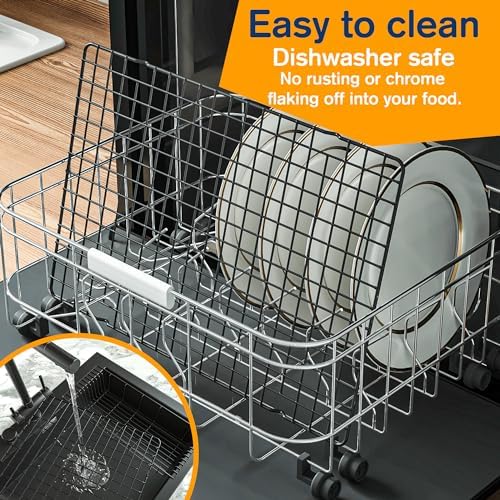 2 PCS Cooling Racks for Cooking and Baking, 10" x 15", Black - Image 5