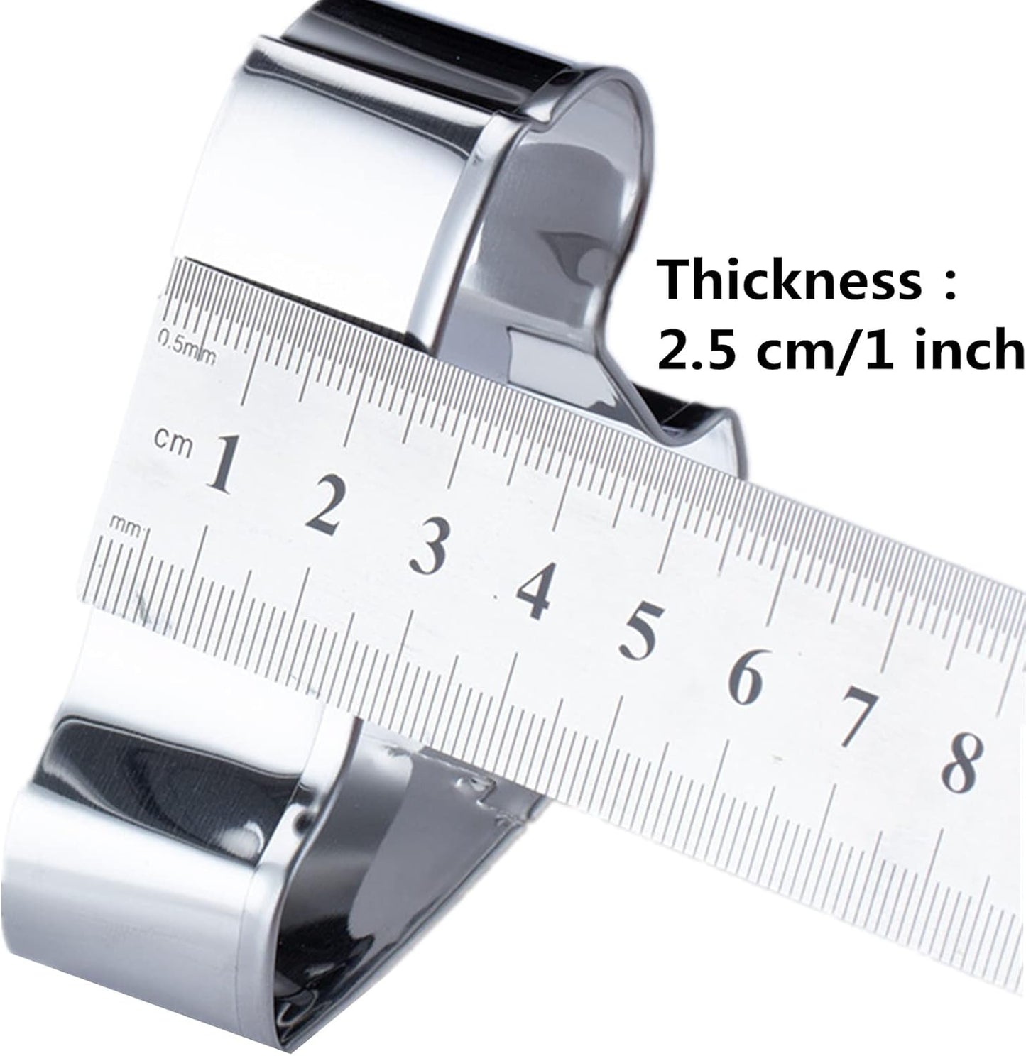 Large Size Dress Shaped Cookie Cutter, Stainless Steel Short Sleeved Wedding Dress Princess Dress Cookie Cutter, 4.9 Inches