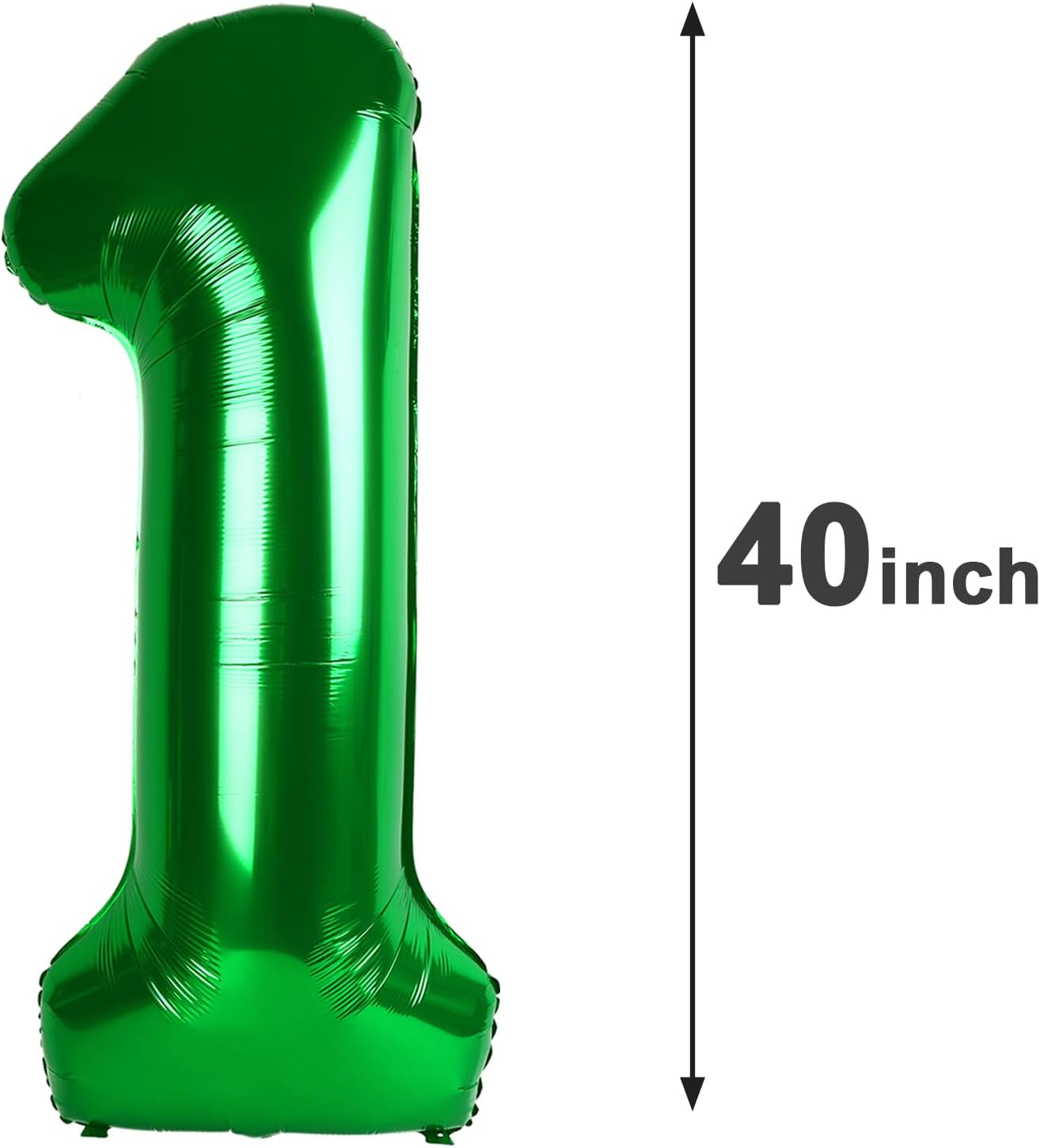 40 Inch Big Green Number 12 Balloon Birthday Decoration, Number 12 Helium Balloon Celebration, Boy Girl Baby Anniversary Party Graduations Supplies Decorations