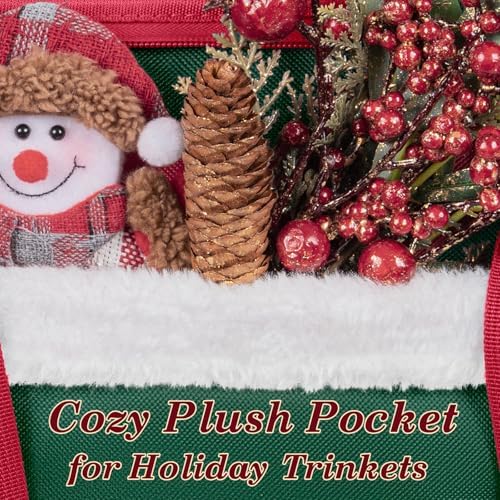 Christmas Ornament Storage Box with Adjustable Dividers Zippered Top Stores up to 72 Holiday Ornaments (3 Inch) Xmas Ball Decorations Organizer Storage Container Bin - Image 5
