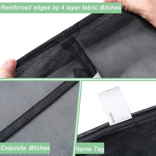 1 Pack Mesh Travel Laundry Bag 24" x 36"Extra Large Dirty Clothes Organizer - Image 3
