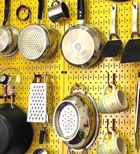 Yellow Metal Pegboard by Wall Control - 2 Pack - Image 7