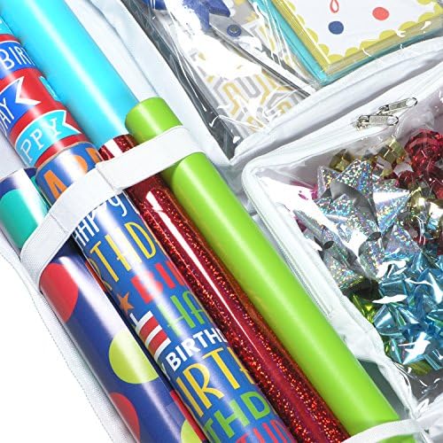Extra Large Legato Wrapping Paper Storage/Organizer, Double Sided and Super Durable, Great for Gift Wrap, Gift Bags, and Accessories, Large Size (47" x 23") - Image 3