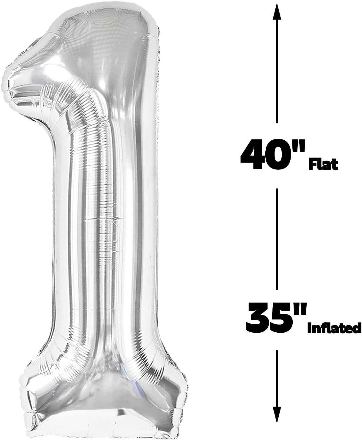 40 Inch Big Silver 19 Balloon Number, Jumbo Giant Happy 19th 91 Birthday Party Decorations, Large 19 Mylar Foil Anniversary Birthday Party Engagement Decorations