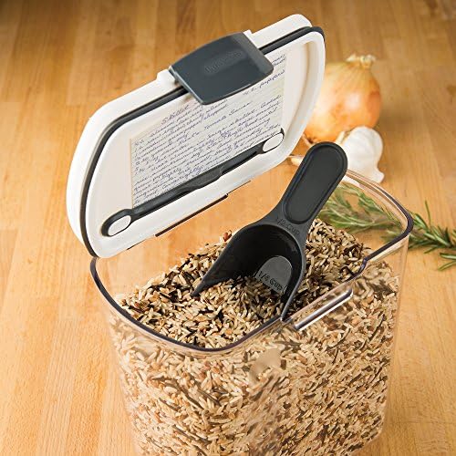 ProKeeper 2.5-Quart Grain Storage Container with Hinged Lid, Clear – BPA-Free, Airtight Seal, 5.5 x 7.65 x 7.25, 1 Piece (Pack of 3) - Image 5