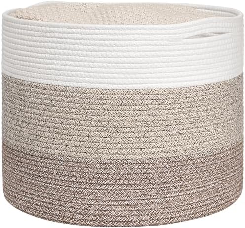 Goodpick Woven Basket for Blankets & Toys, Nursery & Living Room Decor, 45L by Goodpick