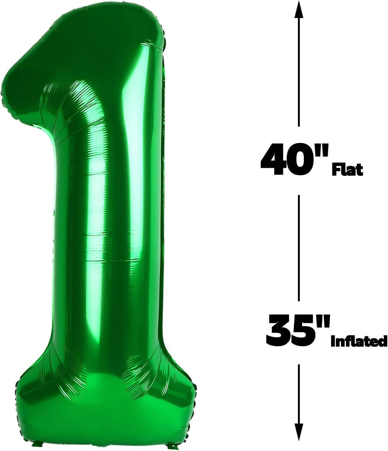 40 Inch Big Green Number 12 21 Balloon Birthday Decoration, Number 12 21 Helium Balloon 12 21 Celebration, Boy Girl Baby Anniversary Party Graduations Supplies Decorations