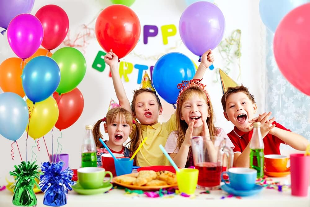 Metallic Balloon Weights, Birthday Party Favors, Novelty and Gag Gifts, 5.5" Inches, 12-Pack (Green)