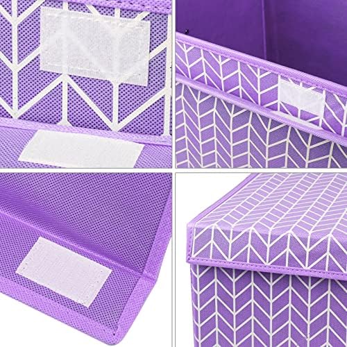 Large Toy Storage Box Chest for Kids, Sturdy Toy Box Bin Baskets with Lid - Image 6